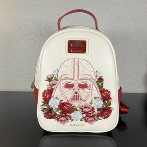 Loungefly StarWars Darth Vader Floral Mini Backpack BoxLunch Exclusive Valentine